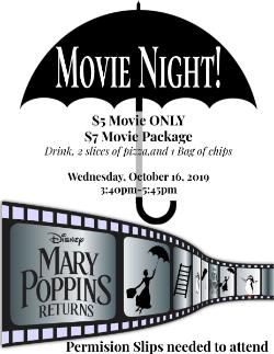 Elementary Movie Night!!